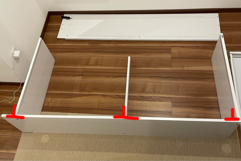 JAJANフィギュアケース中板の取り付けの際の注意点