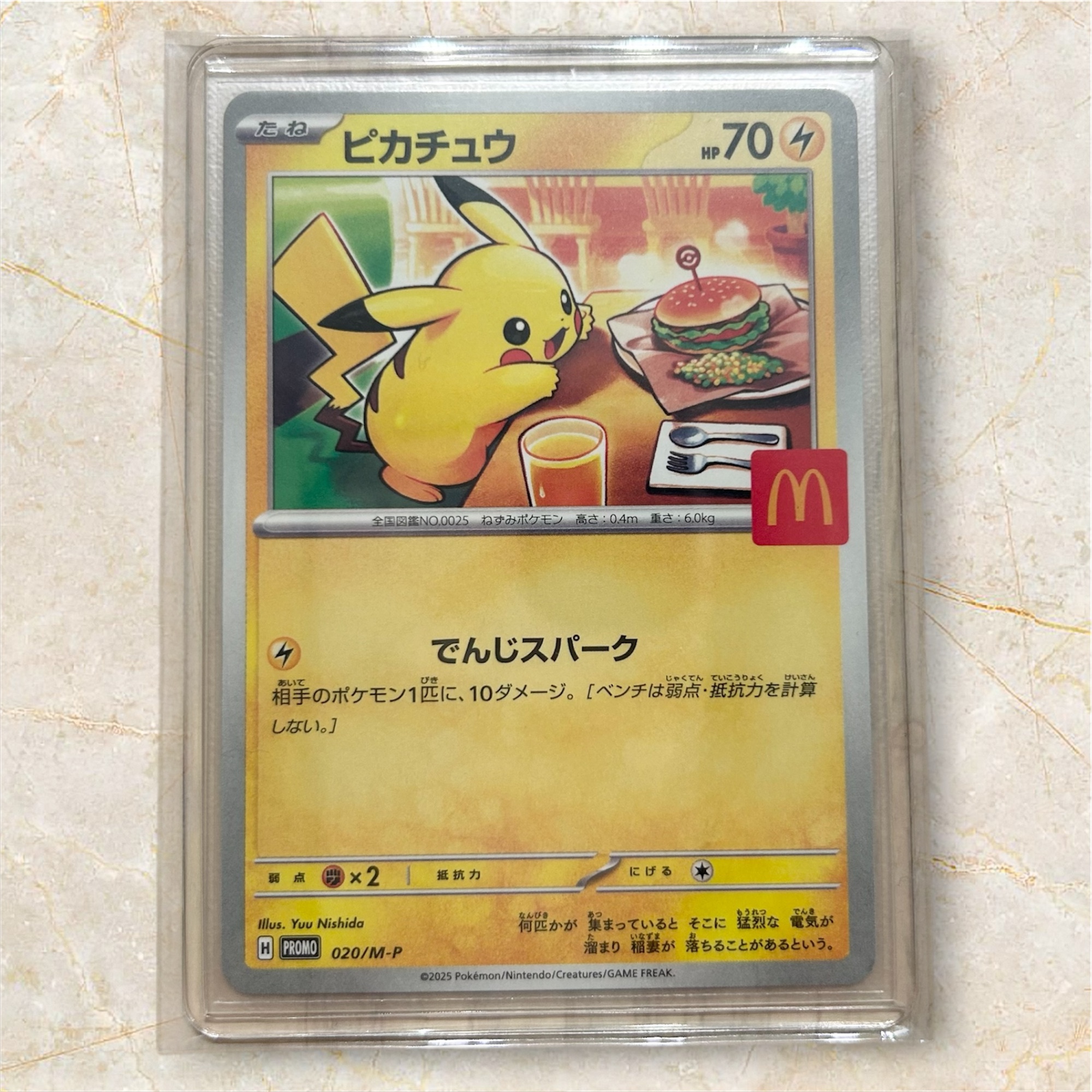 ピカチュウ(マックプロモ2025)保存方法1