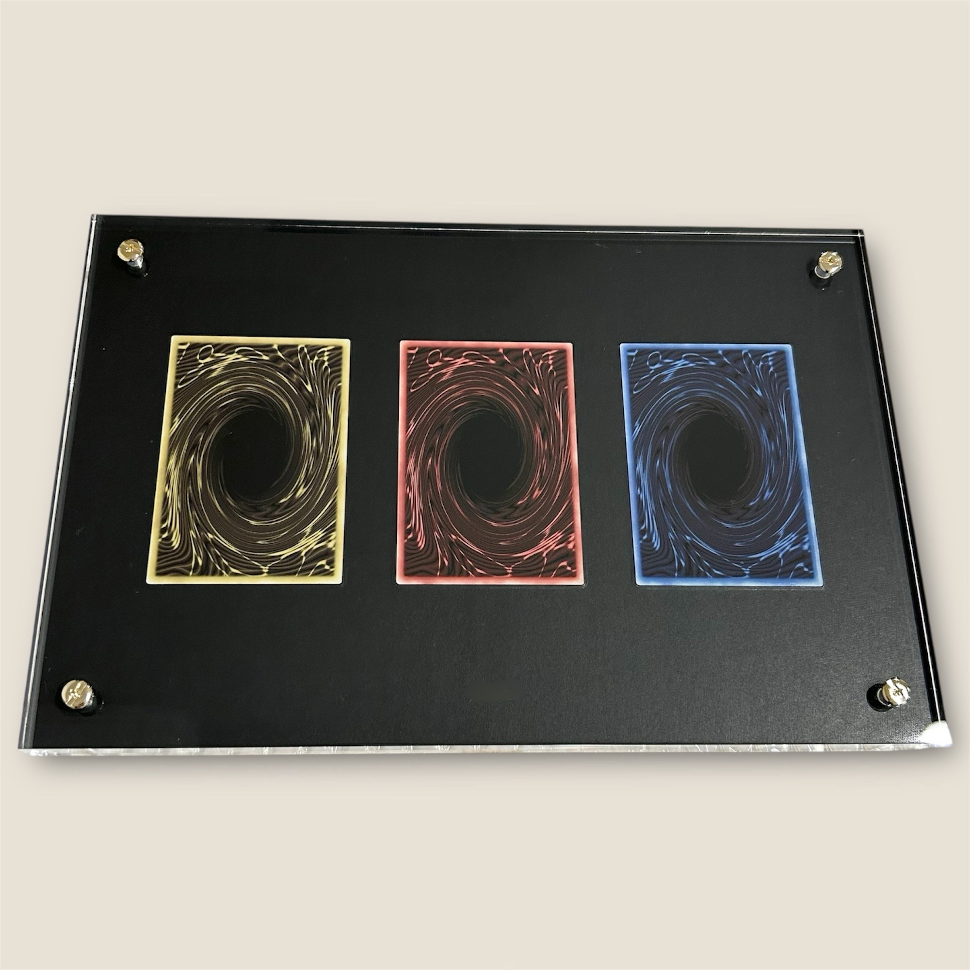 遊戯王OCGデュエルモンスターズ「三幻神」スペシャルカード(ステンレス製)裏